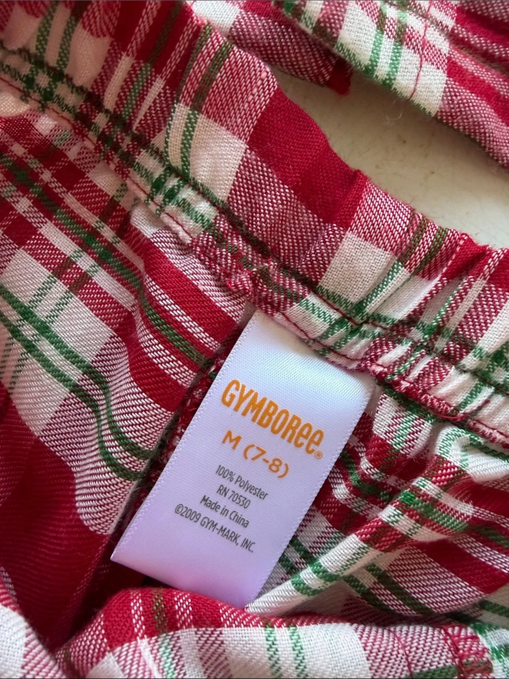NWT 2009 Vintage Gymboree Christmas Holiday Plaid Pajama Set